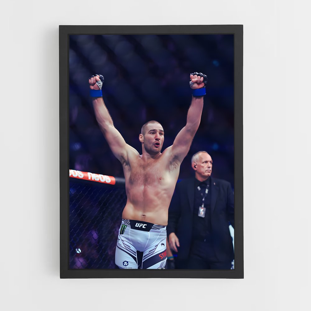 Poster L'Élixir Bleu – affiche MMA (vue 2)